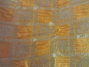 Vibrant Yellow Silk Saree