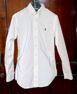Classic White Polo Ralph Lauren Shirt