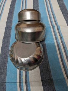 3 Steel Bowl Set