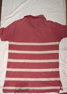 U.S. Polo Assn. pink Striped  Shirt