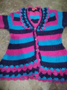 Striped Knit Cardigan