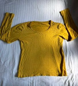 Yellow Long Sleeve Top