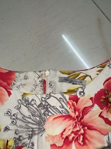 Vibrant Floral Print Blouse