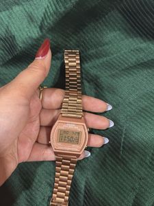 Casio Vintage Rose Gold Digital Watch
