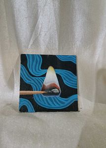 Burning Match Canvas Art