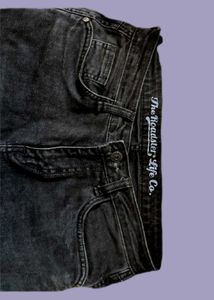 Roadster Charcoal Grey Boyfriend Jeans