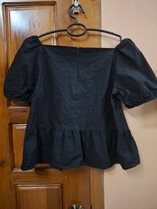 Peplum Black Tops