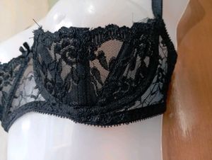 Black Lace Bra