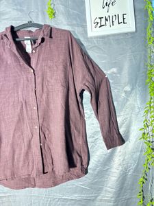 Oversized Button-Up Shirt