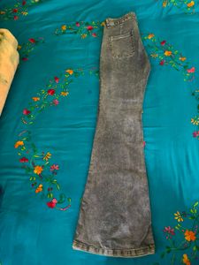 mid rise flared jeans