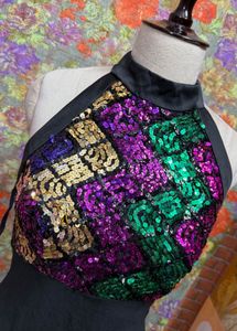 Sparkling Halter Neck Party Dress