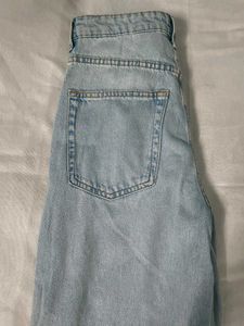 Wide leg light blue denim (Brand New)