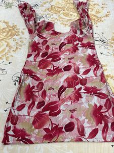 Floral Print Kurta and Palazzo Set( extra margin)