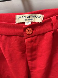 Stylish Red culottes