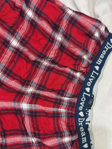 Cozy Plaid Pajama Shorts