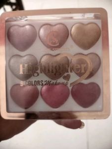 Heart Shaped Highlighter Palette