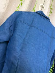 Embroidered Denim Shirt