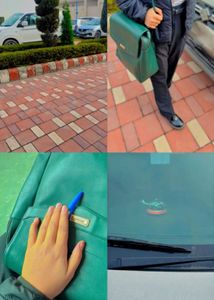 ❗️SALE❗️leather Green Handbag 👜