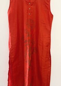 Elegant Floral Print Kurta