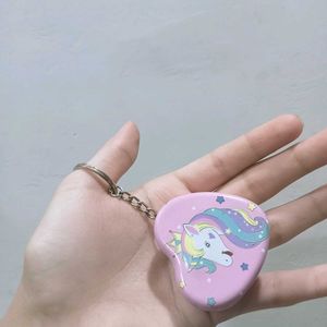 Cute Pink Unicorn Tin Box