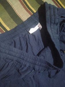 Navy Blue Casual Skirt