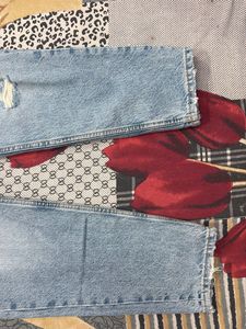 ZARA High waist denim jeans