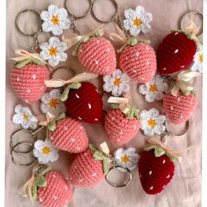 1 strawberry keychain for 99 rupees only 🍓