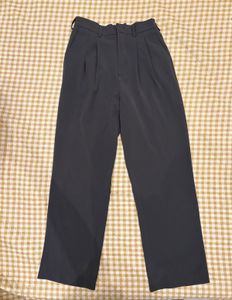 office wear formal Grey Wide-Leg Pants