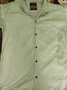 branded new shirt with soft pista colour shir