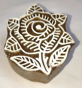 Wooden Block Printing Stamp Set