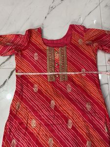 Vibrant Striped Kurta
