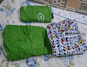 Vibrant Floral Print Kurta Set with Dupatta