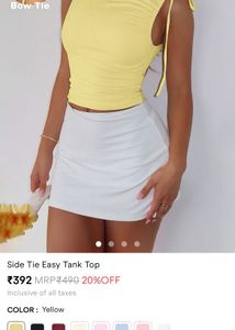 Savana Trendy Butter Yellow Top