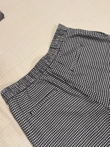 Houndstooth Pattern Trousers