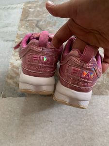 Pink Fila Sneakers