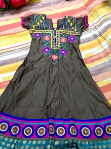 Beautifully Embroidered Ethnic Kurta for teen kids