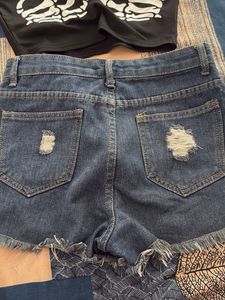 Skeleton Hand Crop Top &amp; Shorts