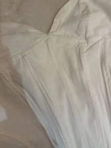 Zara White Corset Top