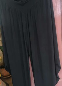 Black Wide Leg Palazzo Pants