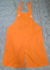 Orange Overall Jumpsuit M size