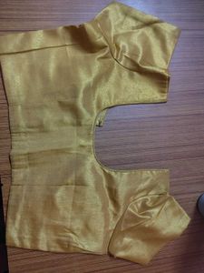 elegant golden blouse