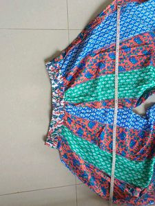 Boho Elephant Print Palazzo Pants