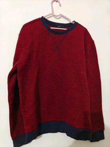 imported Burgundy & Navy Pullover