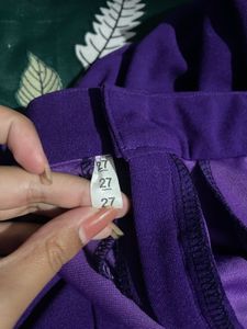 Vibrant Purple Wide Leg Pants