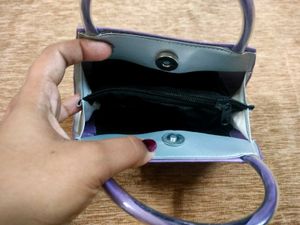 Elegant Purple Clutch Bag