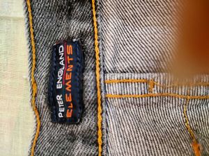 Peter England Jeans Grey Colour