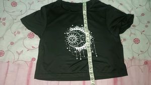 Black Sun &amp; Moon Graphic Tee
