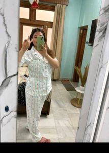 Cute Striped Pajama Set