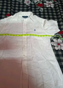 Men's White Short Sleeve Shirt