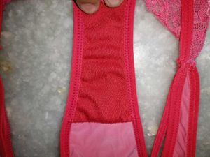 Lace Trim Panty - Pink
